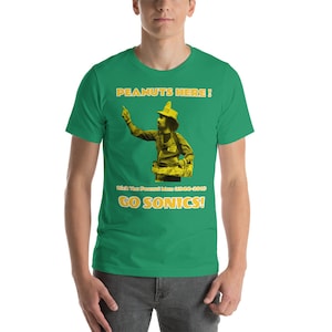 Seattle Sonics T-shirt - Rick the Peanut Man (Go Sonics!)