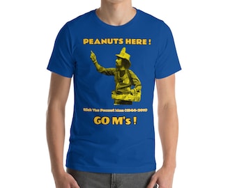 Seattle Mariners T-shirt - Rick The Peanut Man (GO M's!)