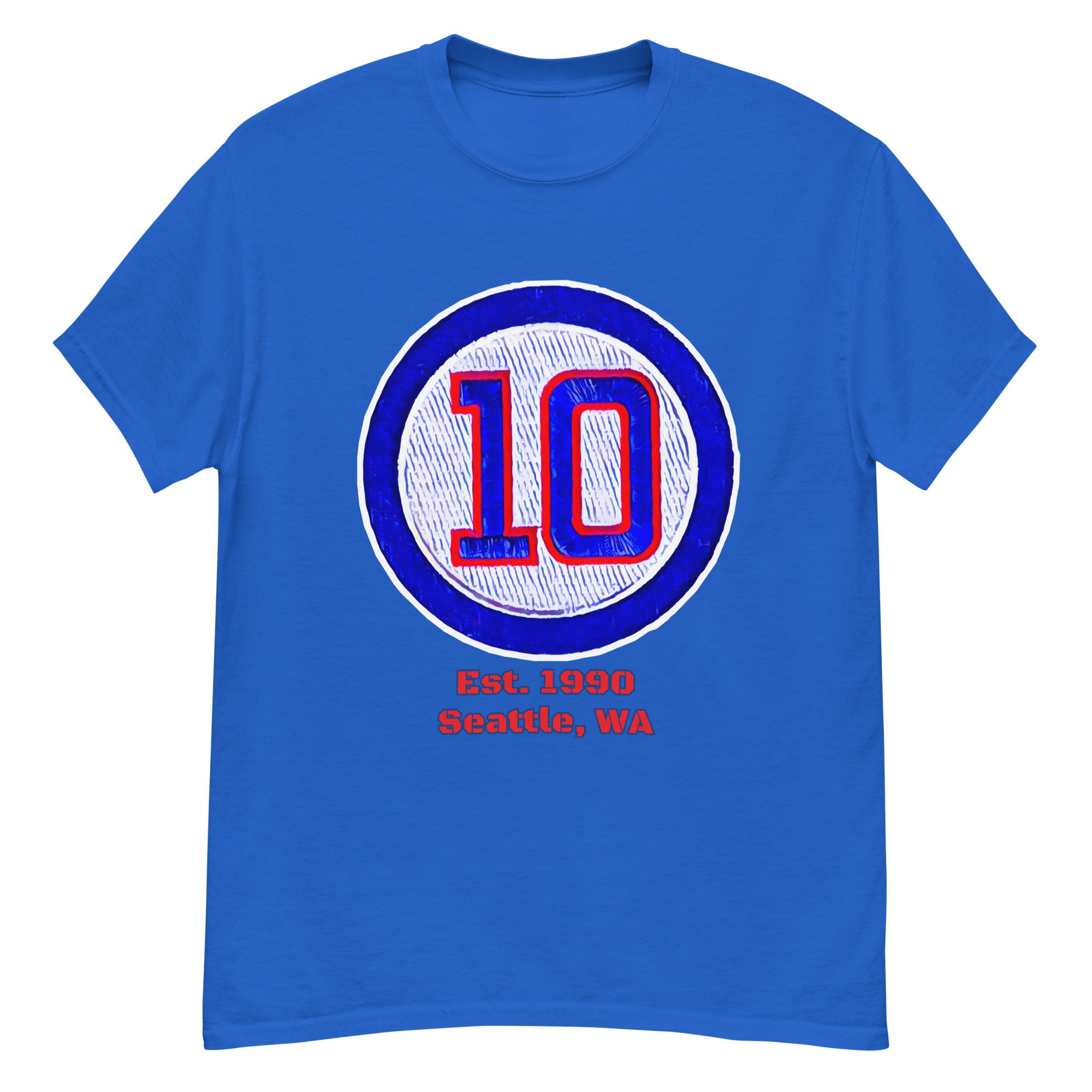 Pearl Jam (inspired) X Chicago Cubs (inspired) T-shirt
