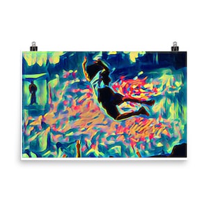 Eddie Vedder Stage Dive - FINE ART PRINT