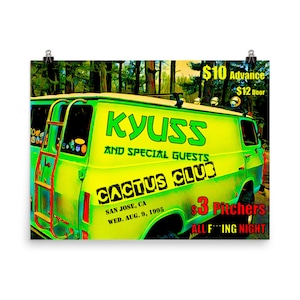 Kyuss Concert Poster - Limited Run of 100