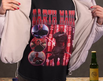 Darth Maul-uniseks shirt, Star Wars-shirt met lange mouwen, cadeaukleding
