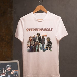 Steppenwolf Pop Rock Metal Band Black Shirt, Steppenwolf Metal Band Vintage T-Shirt