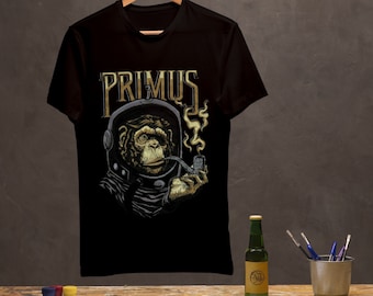 Primus Monkey Metal Rock Band Vox Vintage T-Shirt