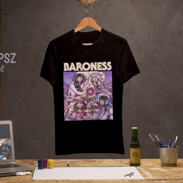 Baroness Princess Mermaid Hypebeast Band Vintage Design T-Shirt, Baroness Shirt