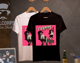 The Cramps Smell Of Female Metal Core Band Vintage Design T-Shirt