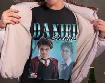 Daniel Radcliffe Shirt, Daniel Radcliffe Actor Fantasy Movie Vintage Inspired 90' T-Shirt, Daniel Radcliffe Long Sleeve Shirt, New Shirt