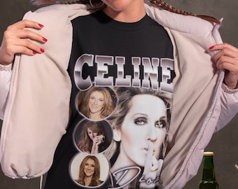 Vintage Celine Dion T-Shirt, My Heart Will Go On Inspired