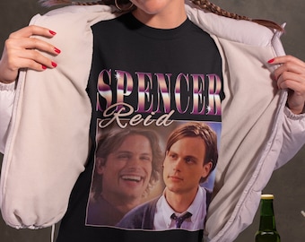 Spencer Reid Shirt, Spencer Reid Inspired 90' TShirt, Spencer Reid Long Sleeve Shirt, Spencer Reid Unisex Shirt