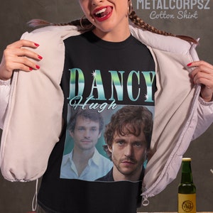 Camicia Dancy Hugh, Dancy HughShirt 90&#39; Ispirata, Camicia a maniche lunghe Dancy Hugh, Camicia Unisex Dancy Hugh