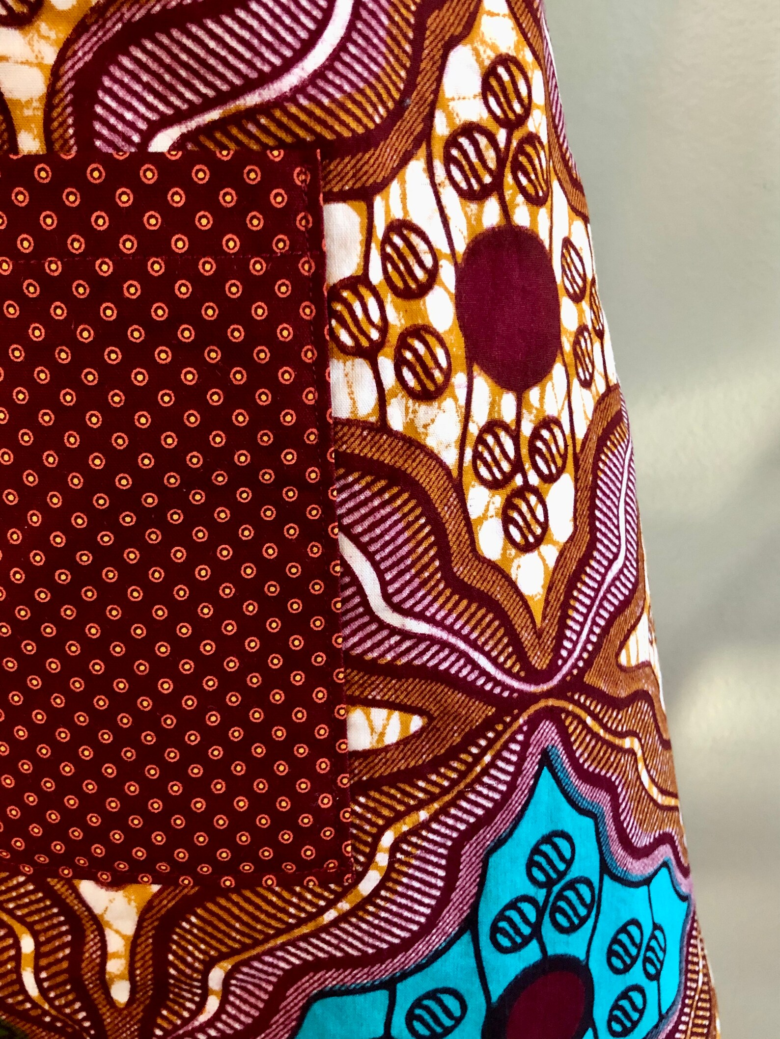 African Print Apron | Etsy