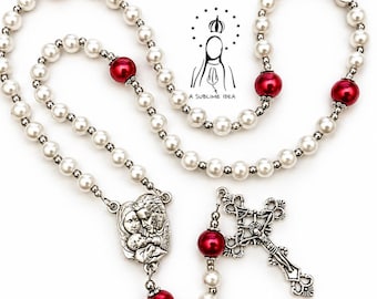 Personalized Rosary | Custom Rosary | Baptism Rosary | First Communion Rosary | Handmade Rosary |  Catholic Rosary