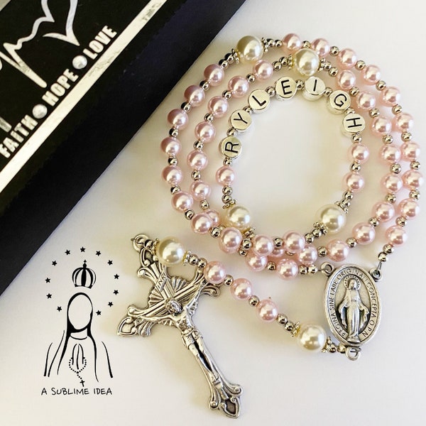 Personalized Rosary | Custom Rosary | Handmade Rosary | Baptism Rosary | Mothers Rosary