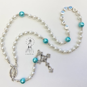 Personalized Rosary | Custom Rosary | Baptism Rosary | First Communion Rosary | Handmade Rosary |  Catholic Rosary