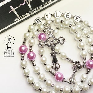 Personalized Rosary | Custom Rosary | Baptism Rosary | First Communion Rosary | Handmade Rosary |  Catholic Rosary