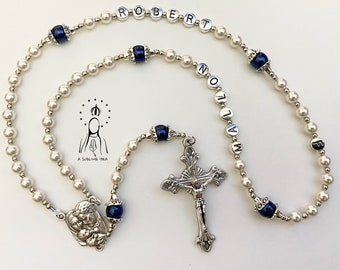 Personalized Rosary | Custom Rosary | Baptism Rosary | First Communion Rosary | Handmade Rosary |  Catholic Rosary