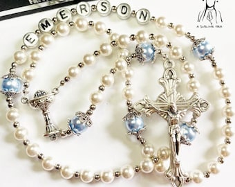 Personalized Rosary | Catholic Rosary | Custom Rosary | Handmade Rosary | Baptism Rosary | First Communion Rosary