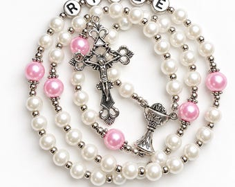 Personalized Rosary | Custom Rosary | Baptism Rosary | First Communion Rosary | Handmade Rosary |  Catholic Rosary