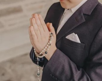 Personalized Rosary | Custom Rosary | Baptism Rosary | First Communion Rosary | Handmade Rosary |  Catholic Rosary