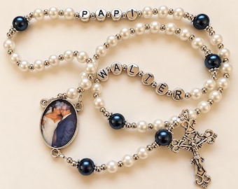 Personalized Catholic Rosary Christmas Gift