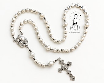 Personalized Rosary | Custom Rosary | Baptism Rosary | First Communion Rosary | Handmade Rosary |  Catholic Rosary
