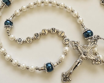 Godparent Gift Personalized Rosary - Godmother & Godfather Gift - Custom Rosary with Photo - Catholic Baptism Keepsake