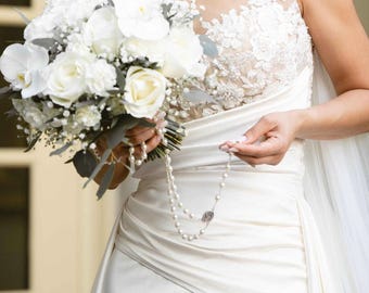Wedding Rosary | Bride Rosary | Bouquet Rosary | Handmade Rosary |  Catholic Rosary
