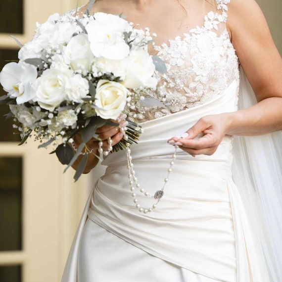 Wedding Rosary | Bride Rosary | Bouquet Rosary | Handmade Rosary |  Catholic Rosary