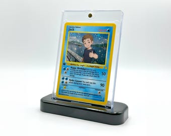 Personalized Custom Poke Card - Anime style character