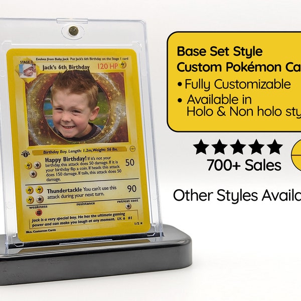 Personalized Custom Pokémon Card