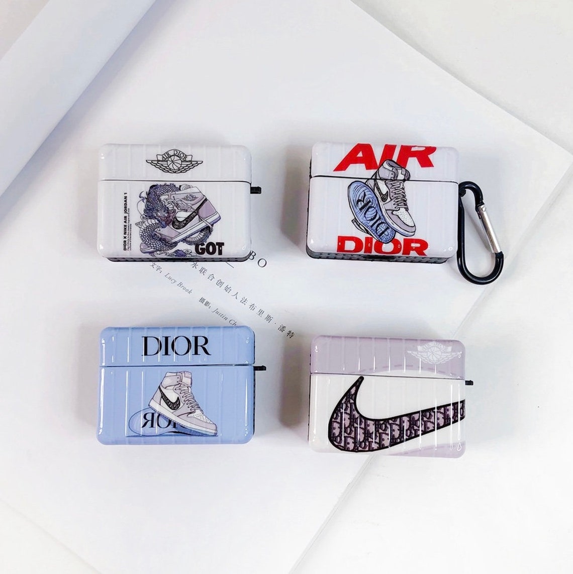 Air Dior X Nike AirPod Hüllen Dior Dior AirPod Case Nike | Etsy