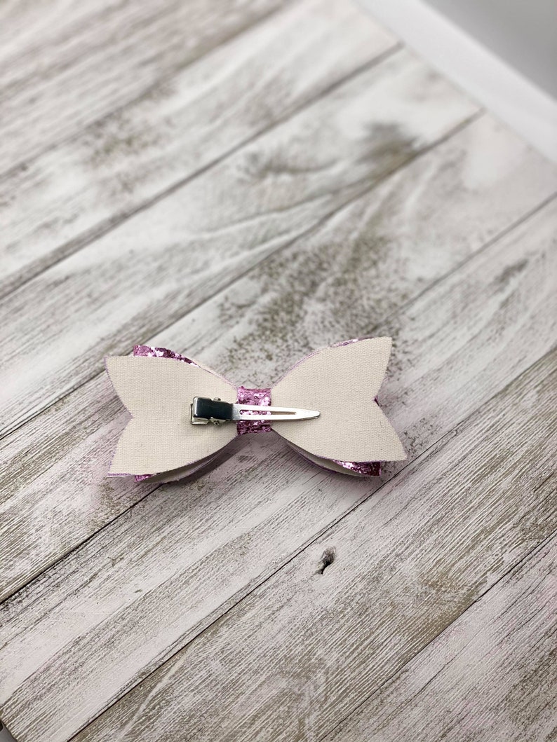 Red and Black Glitter Bow for Hair Bow for Baby