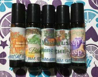 Essential oil 10ml Roller Bottle Blend - SPIRIT SUNSHINE - Bring on joy blend citrus grapefruit orange & more LS Potions