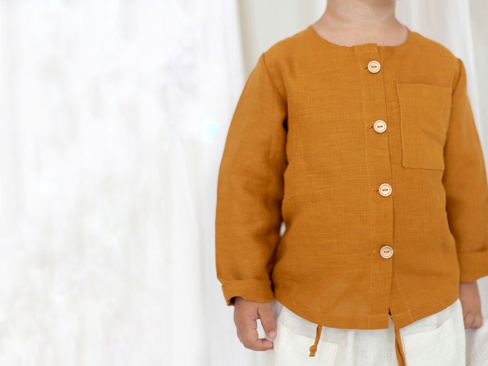 Linen toddler long sleeve shirt Baby boy clothes Toddler Etsy