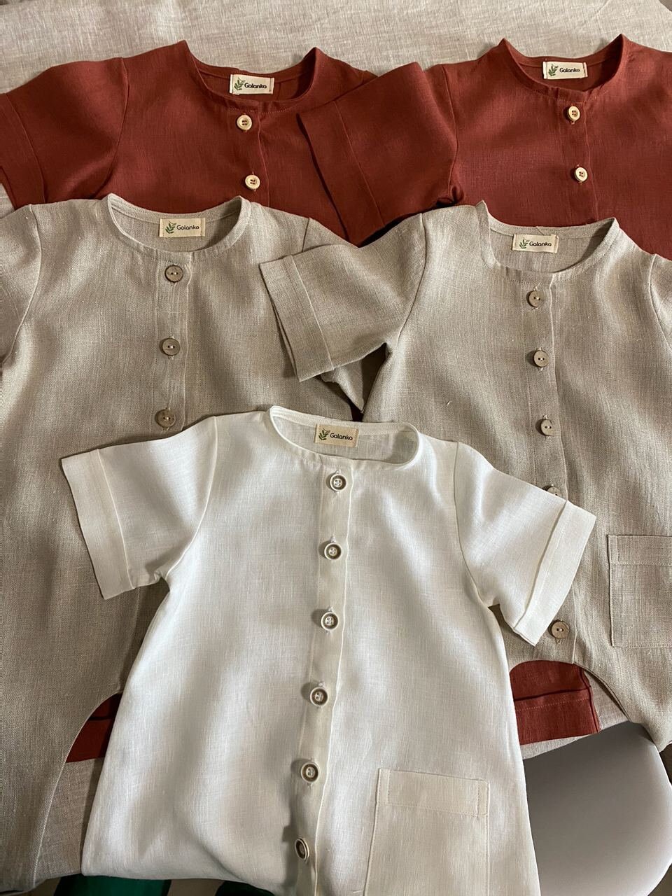 Linen Boho Baby Romper Linen Baby Boy Clothes Linen Baby Etsy