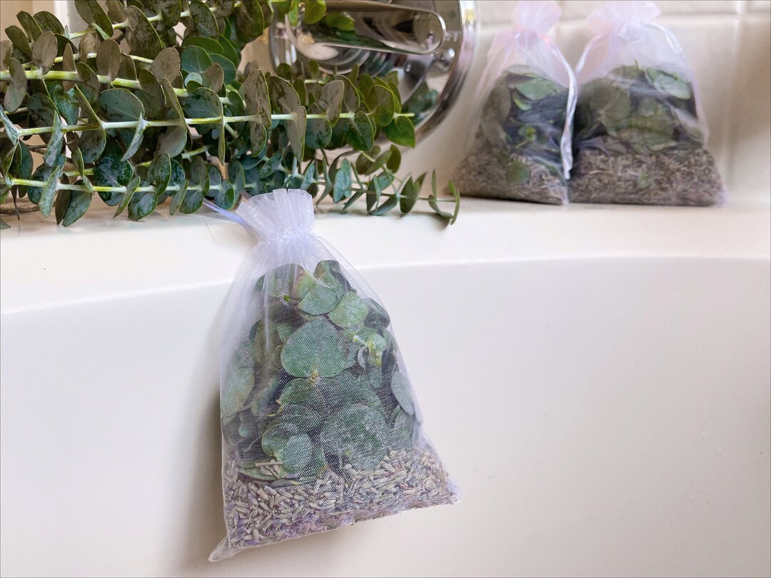 3 Pack Eucalyptus Lavender Bath Pouches Bath Shower Sachets