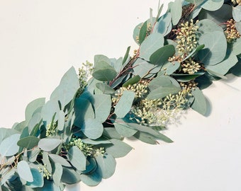 Fresh Seeded Eucalyptus Garland | Wedding Garland | Table Runner | Overnight Seeded Garland | Free Overnight Delivery