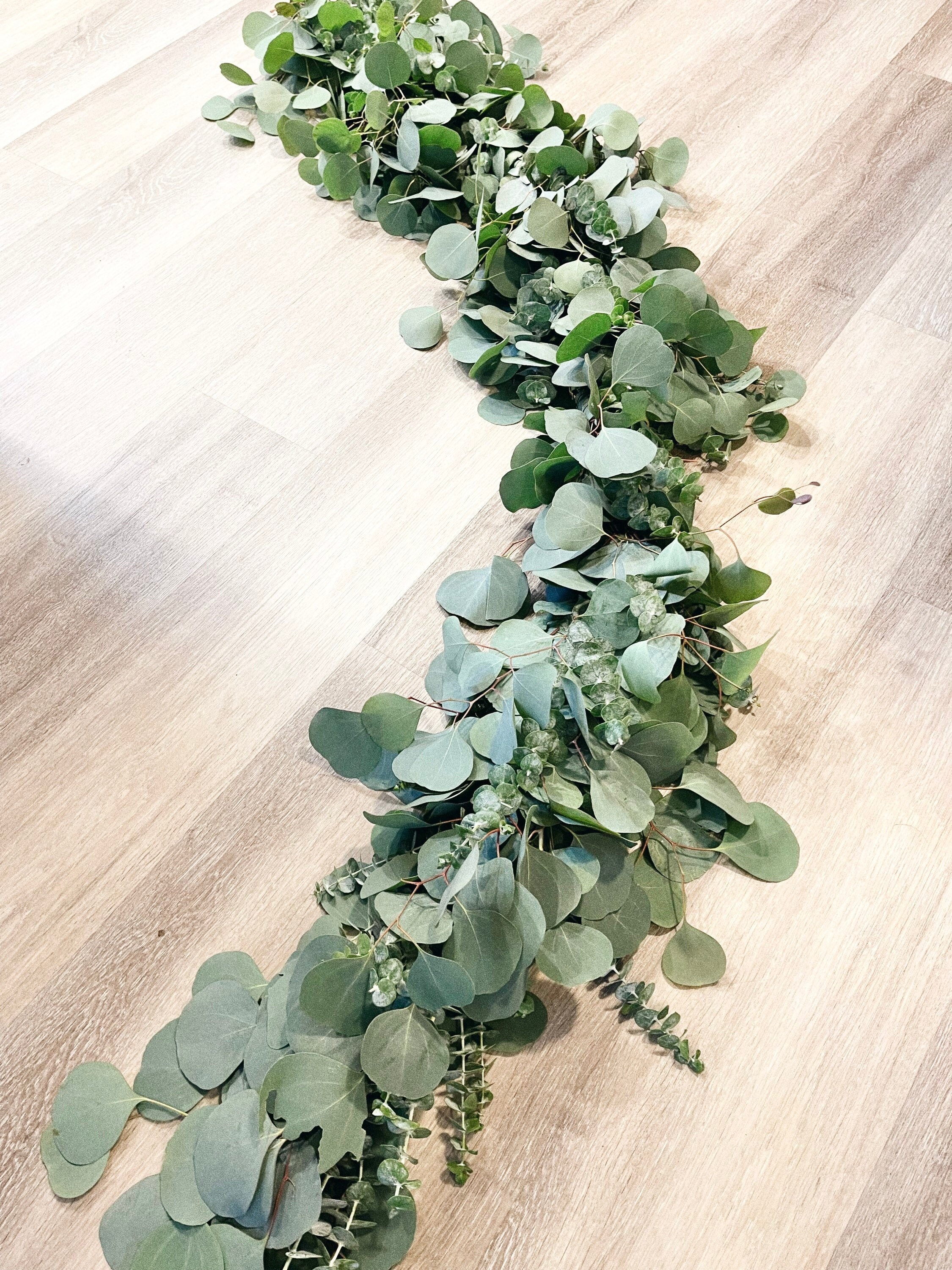 6ft Fresh/dried Mixed Eucalyptus Garland Eucalyptus Garland Etsy