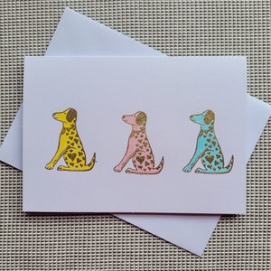 Card - Animals - Sitting Dogs