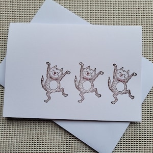 Card - Animals - Dancing Cats