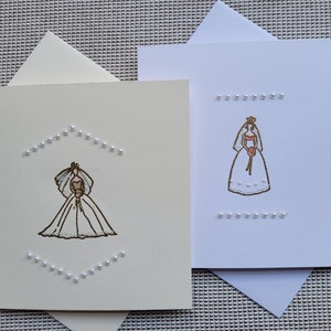 Card - Engagement/Wedding - Bride (Ivory or White)