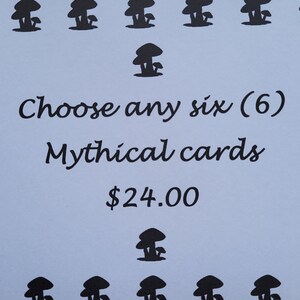 Card - Mythical - Choose Any 6