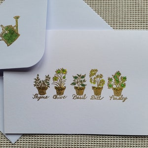 Card - Seasons/Spring - Herb Garden