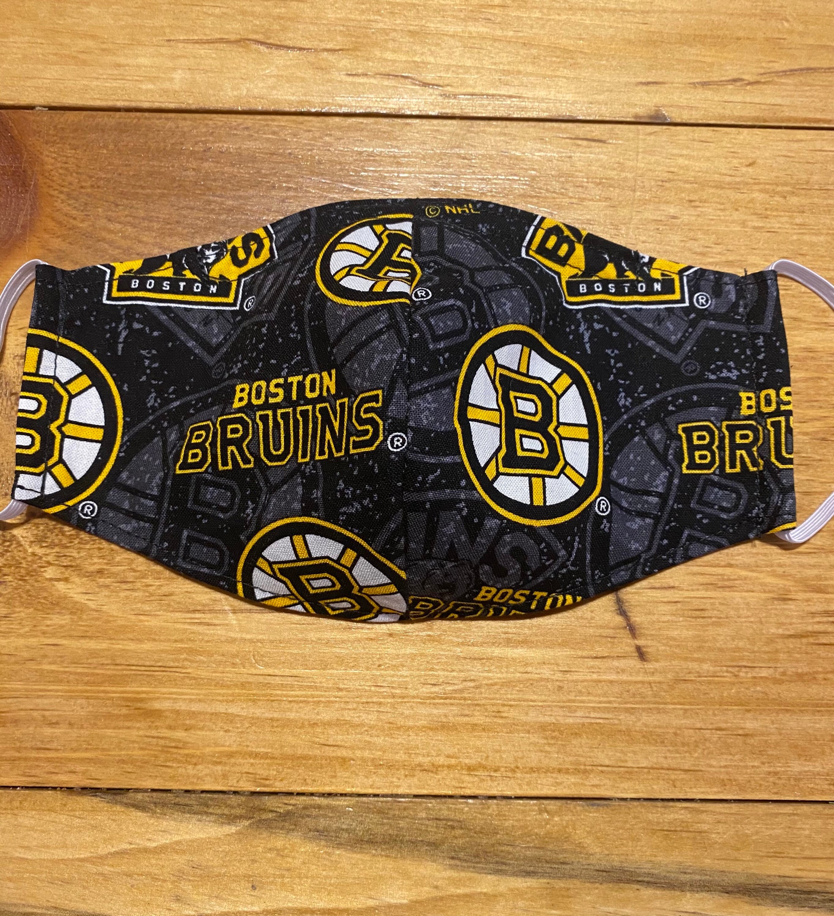 NHL Boston Bruins wired face mask Etsy