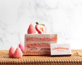 6-Pack Strawberry Birthday Candles