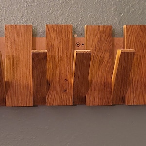 Solid Oak Coat Rack