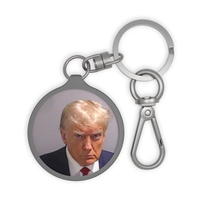 Etiqueta de chaveiro Trump