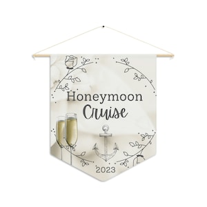 Honeymoon Cruise Cabin Door Sign - 2023