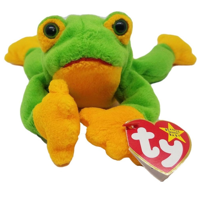 Ty Beanie Baby smoochy the Frog Vintage 1997 Great - Etsy