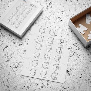 Kinderpuzzle Lustige Gesichter, 30-teilig